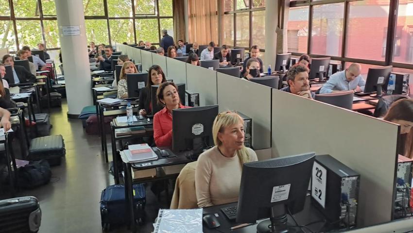 Aspirantes en el examen Examen